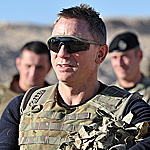 007 Makes Surprise Visit to Troops in Camp Bastion